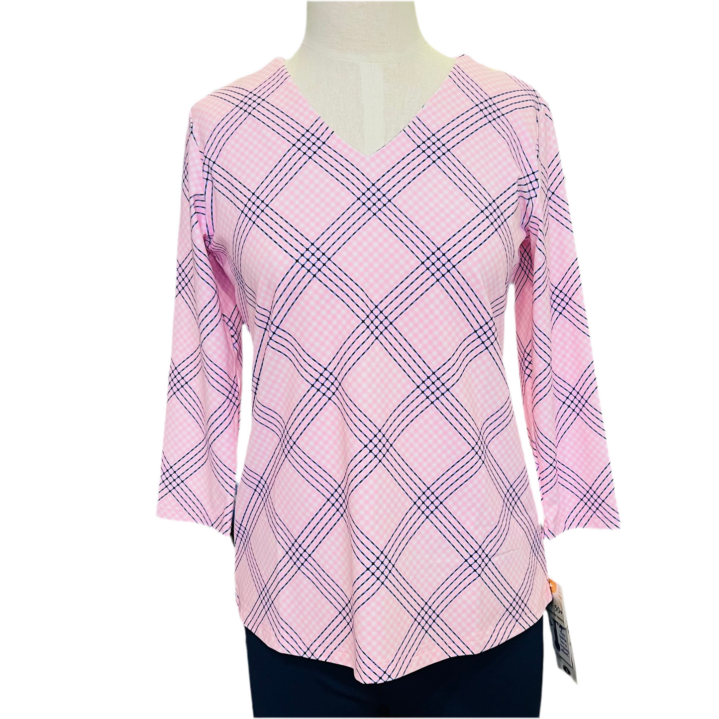 LuluB 3/4 Sleeve Vneck top