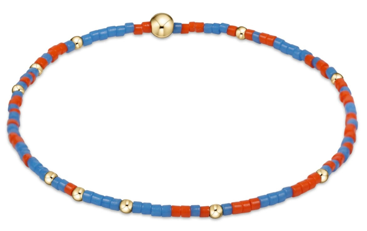Enewton Gator Blue and Orange Bracelet