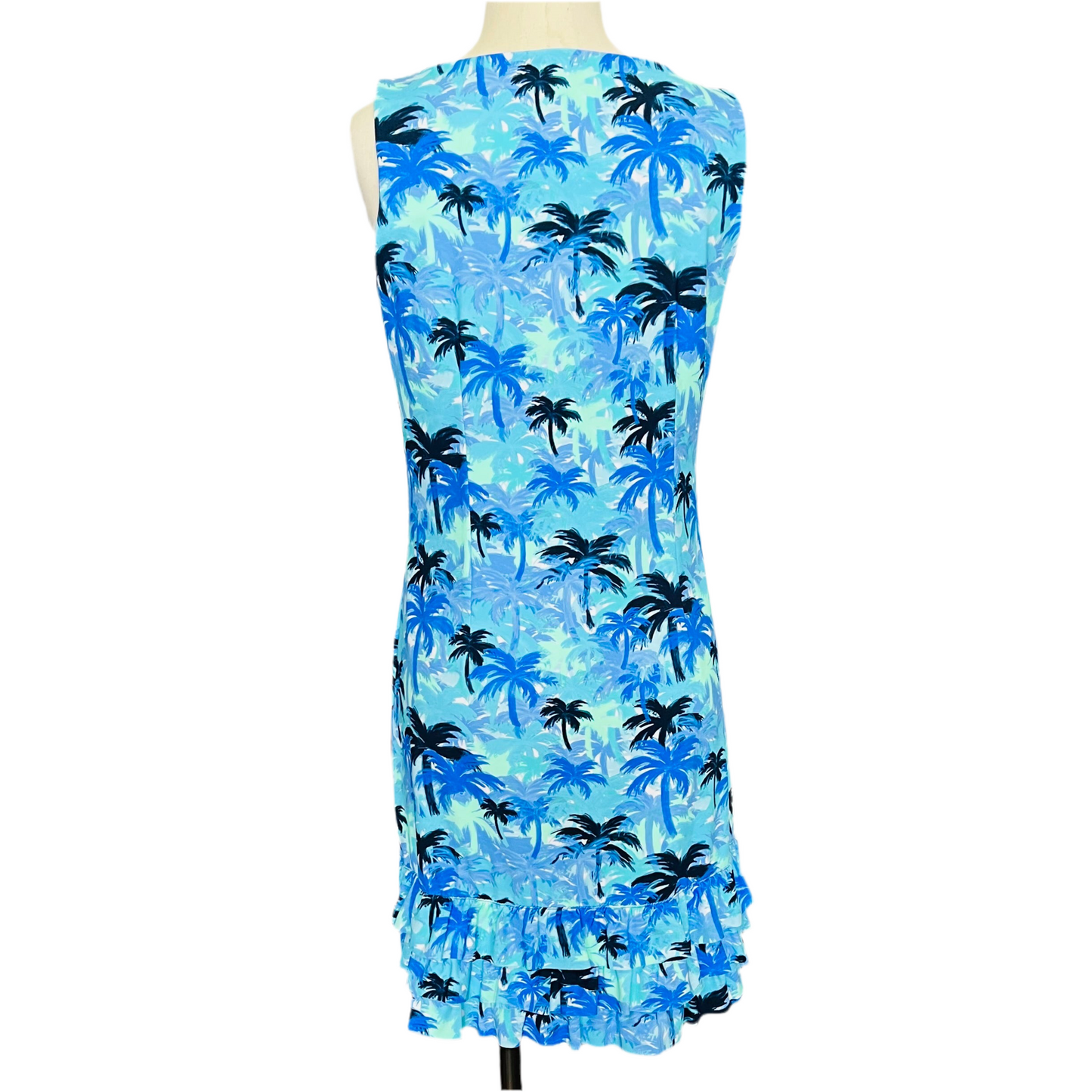 LuluB sleeveless ruffle bottom dress