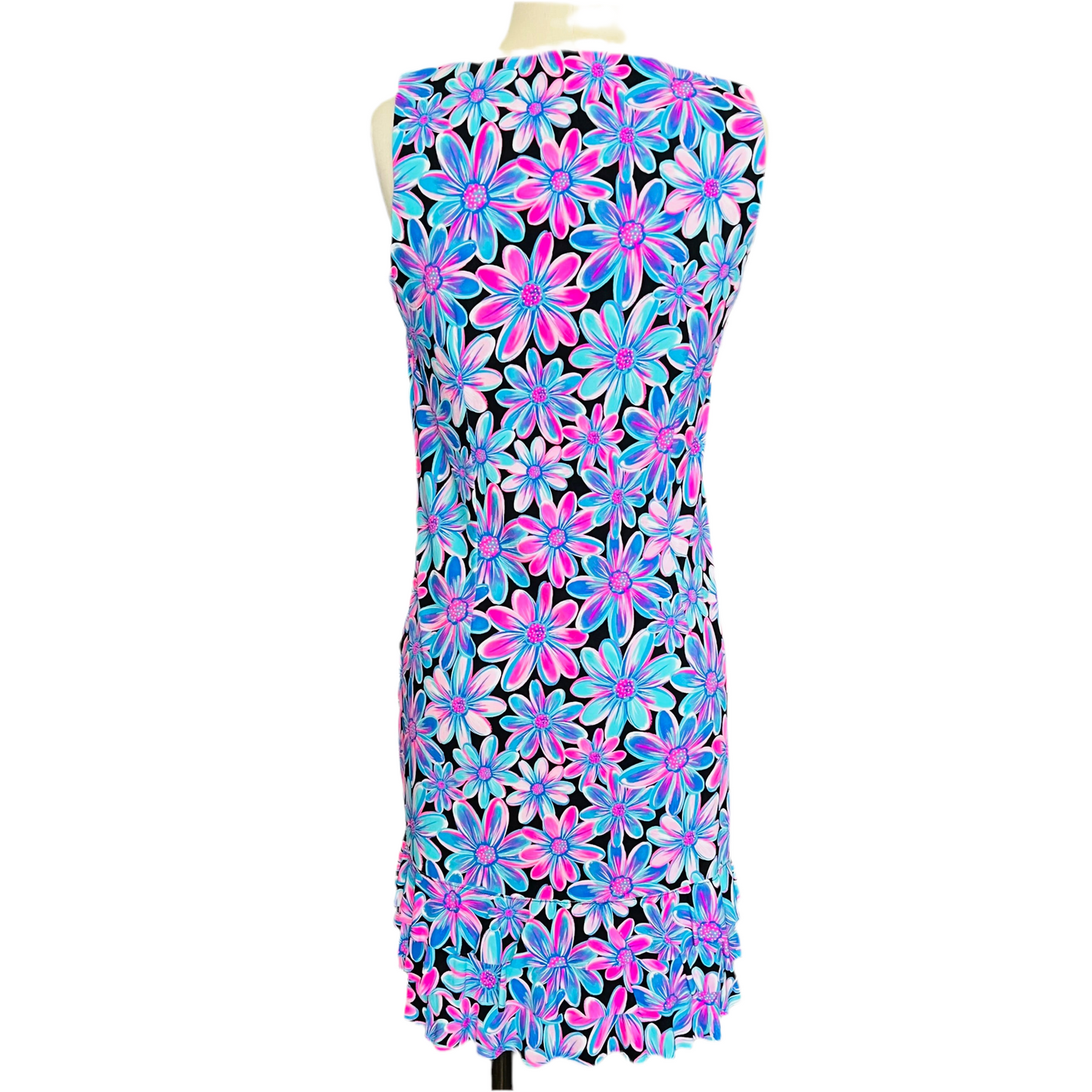 LuluB Beachtime ruffle bottom dress