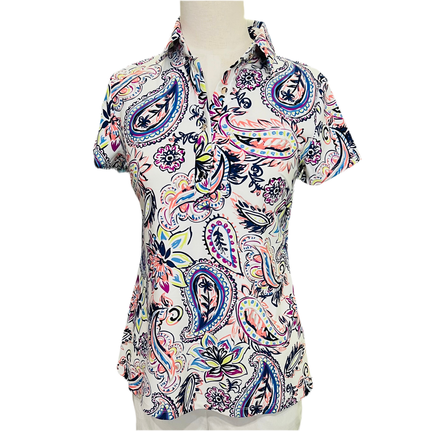 Aryeh collared short sleeve top
