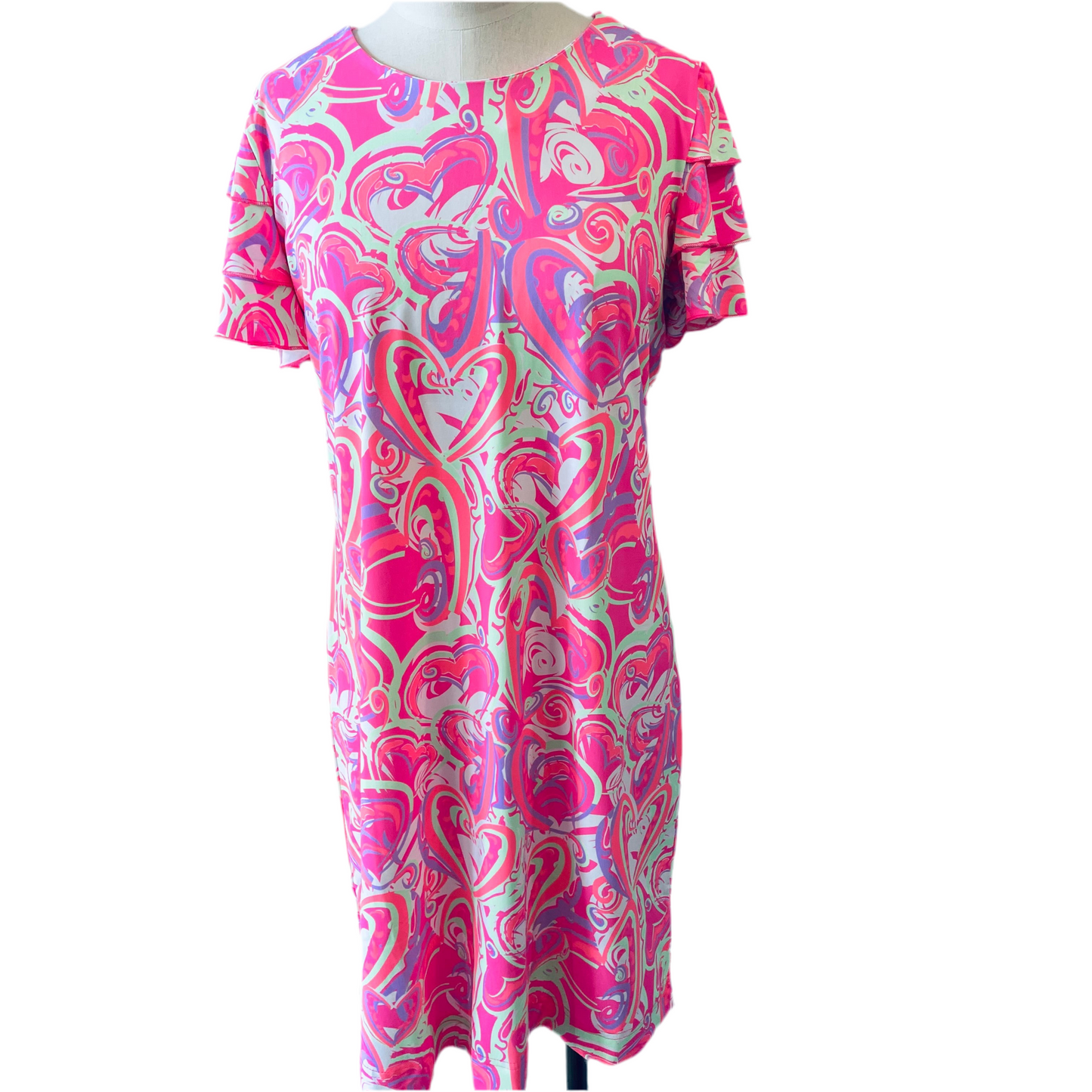 LuluB Ruffle Sleeve Dress
