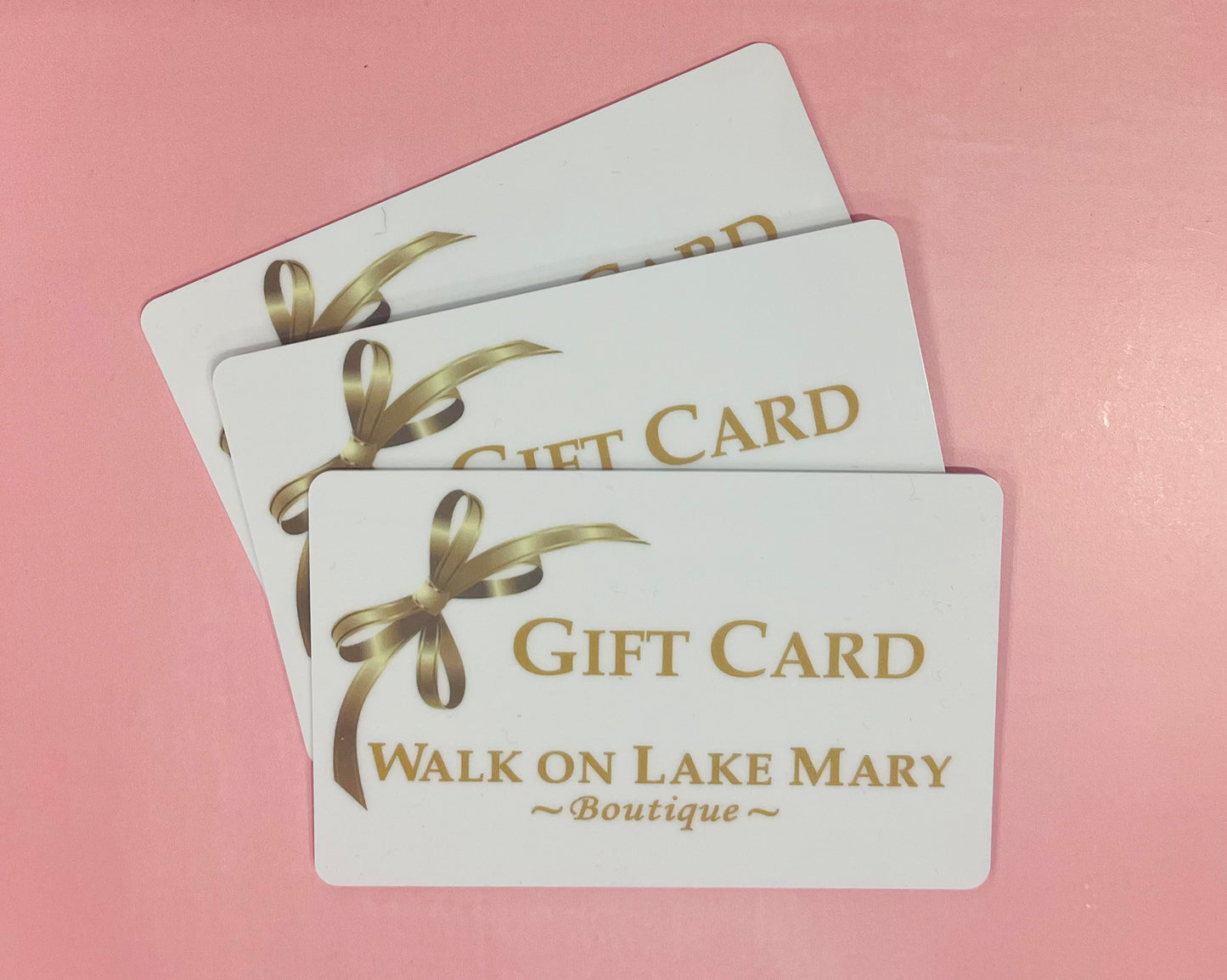 Walk on Lake Mary Gift Card