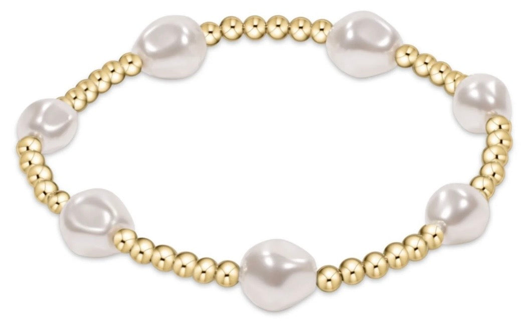 Enewton Admire 3mm bead pearl bracelet