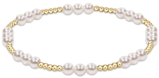 Enewton Classic Joy pattern 4mm bracelet- pearl