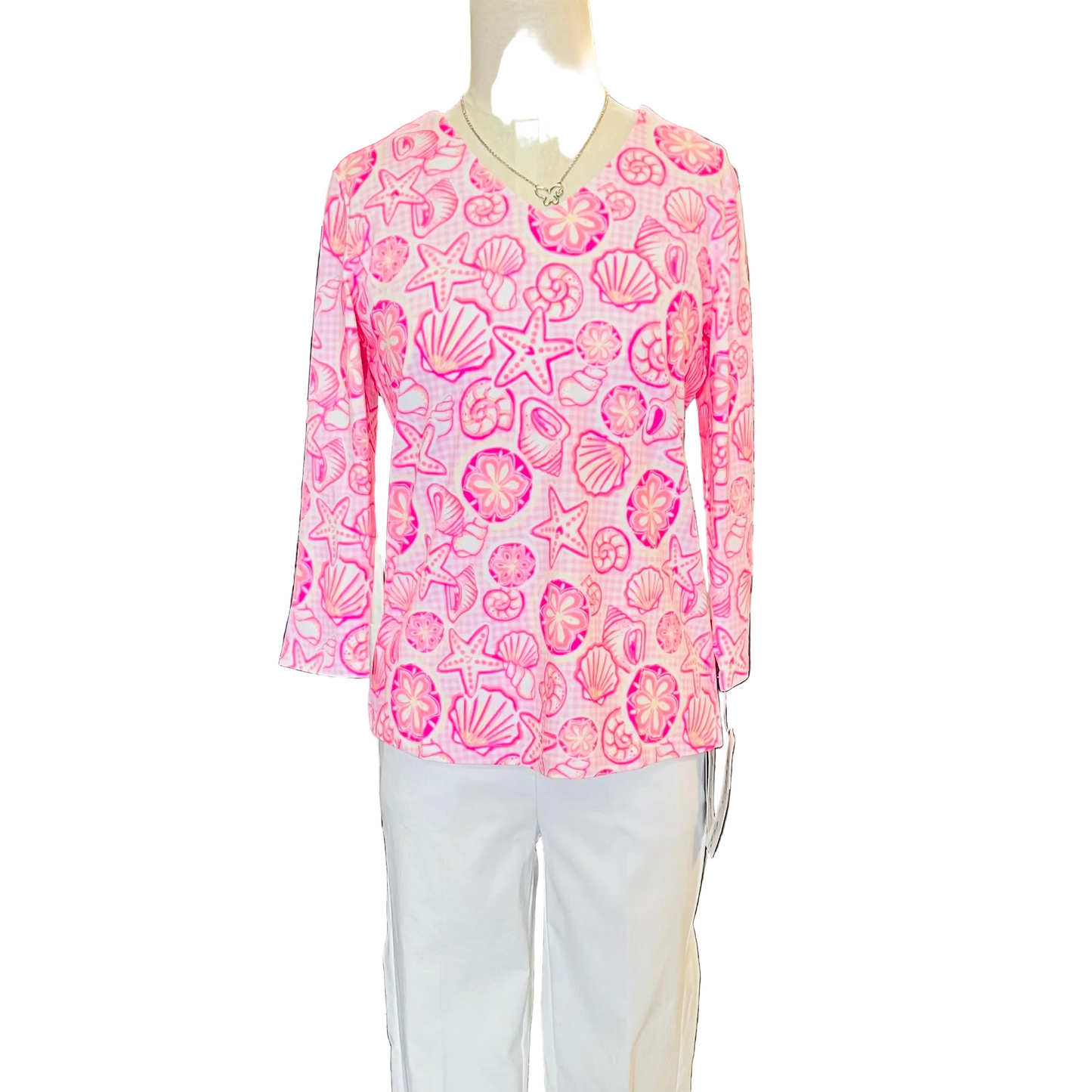 Lulu B V-neck 3/4 sleeve top