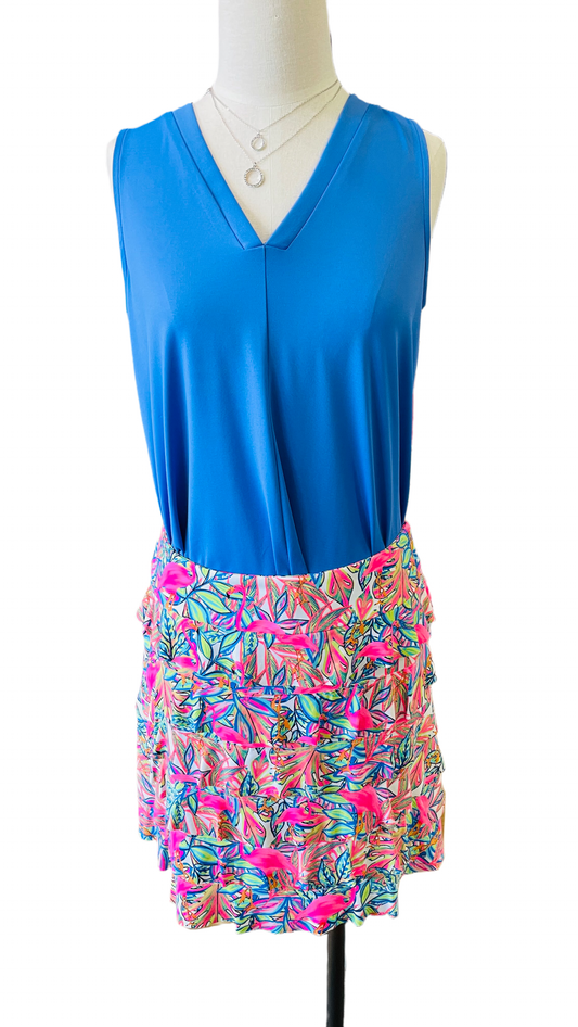 LuluB Sleeveless Top in Peri Blue