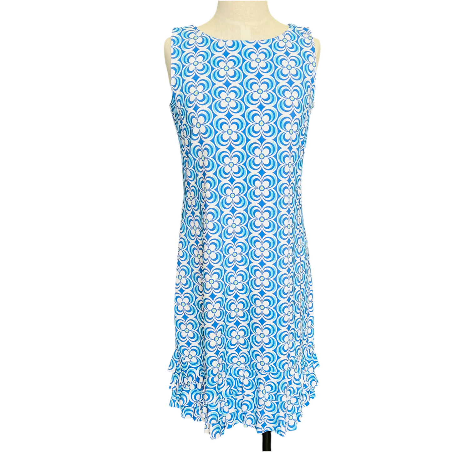 LuluB Sleeveless Ruffle Dress UPF 50